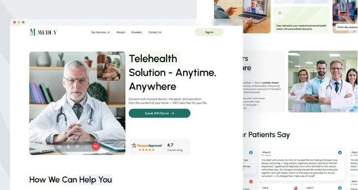 Member-facing telehealth for a US payer